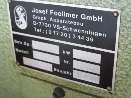 Foellmer EXPO — Perforiermaschinen — gebraucht kaufen | 123Machinery