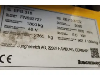 Jungheinrich EFG EFG 318k — Foto 4