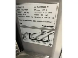 Jungheinrich EFG EKX 516 G+I 120 800 ZT — Foto 8