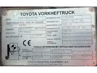 Toyota 02-8FDJ35 Dieselstapler — Foto 5