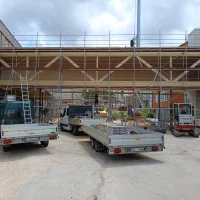Fassadengerüst für Holzbau & Neubau – Layher — Foto 3