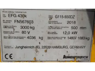 Jungheinrich EFG 430k — Foto 4