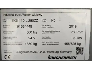 Jungheinrich EKS 110 L 280ZZ — Foto 3