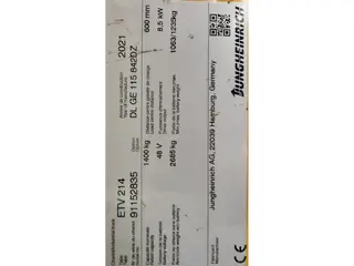 Jungheinrich ETV 214 — Foto 4