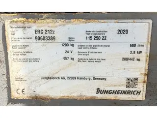 Jungheinrich ERC 212z /2020y / initial/ 2.5m/ 5876/ free lift — Foto 4