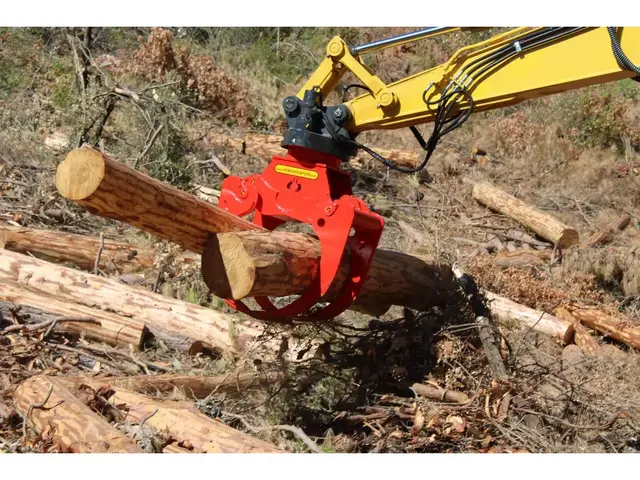 Holzgreifer MHT3 – 2300 mm Öffnung, 400 kg, für Bagger 10–15 t — Greifer — neu kaufen | 123Machinery