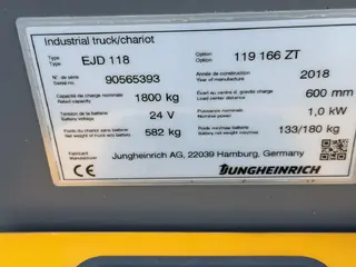 Jungheinrich EJD 118 1.6m/ 208mh/ — Foto 10