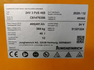 Jungheinrich ERE 225 batt2025/ 2t res HPj — Foto 9