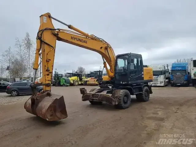 Hyundai 349 Robex 170W-7A — Mobilbagger — gebraucht kaufen | 123Machinery
